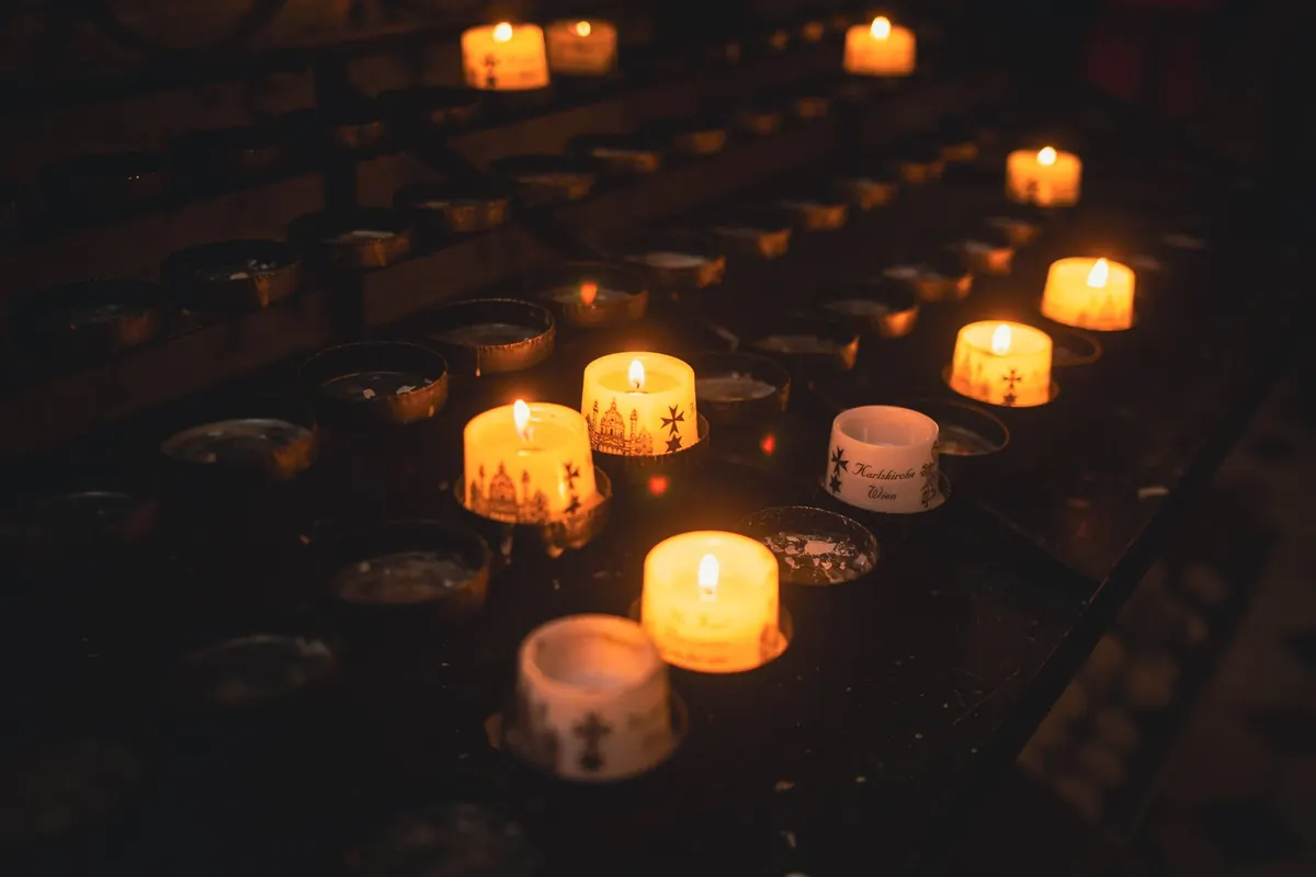 Evening Chapel Ceremonies: Candles, String Lights, and Dimmer Tips